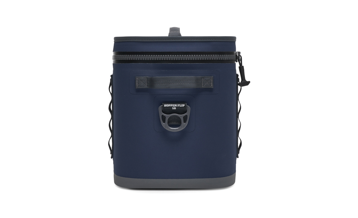 Yeti Hopper Flip 18 Series 18050121001 Soft Cooler, 16-1/4 in L, 10-3/4 in W, 18 qt, Fabric, Navy Blue, Zipper - 5