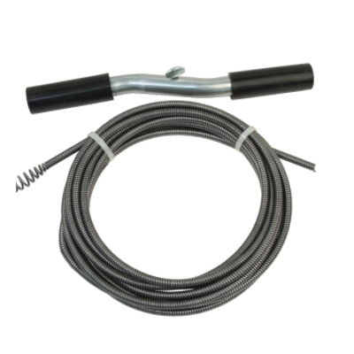 Cobra Tools 10100 Drain Pipe Auger, 1/4 in Dia Cable, 10 ft L Cable - 2