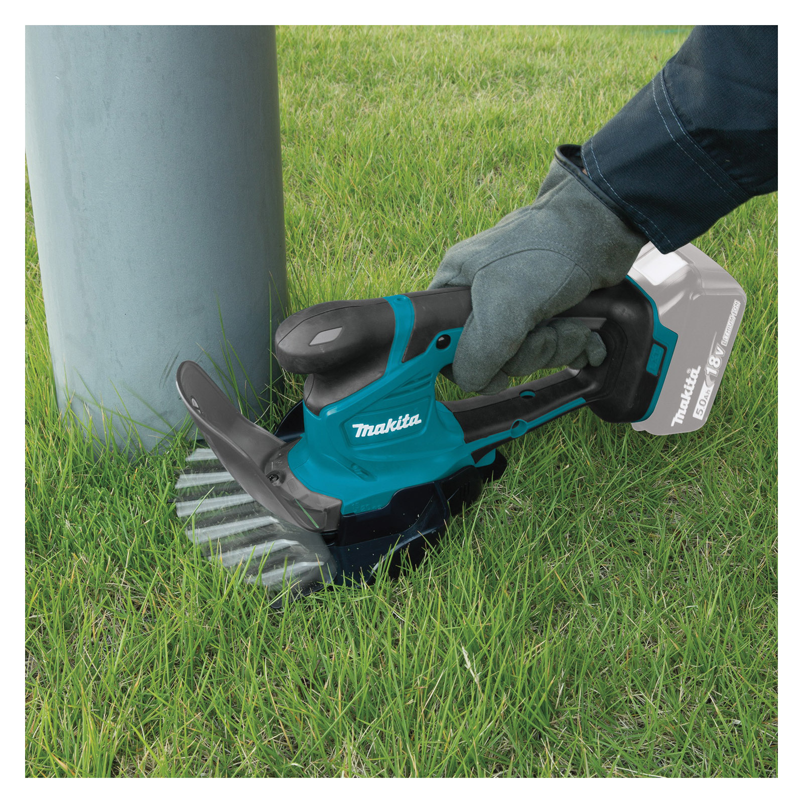 Makita XMU04ZX Cordless Grass Shear, 18 V Battery, Lithium-Ion Battery, 2500 spm Speed, 6-5/16 in W Cutting - 2