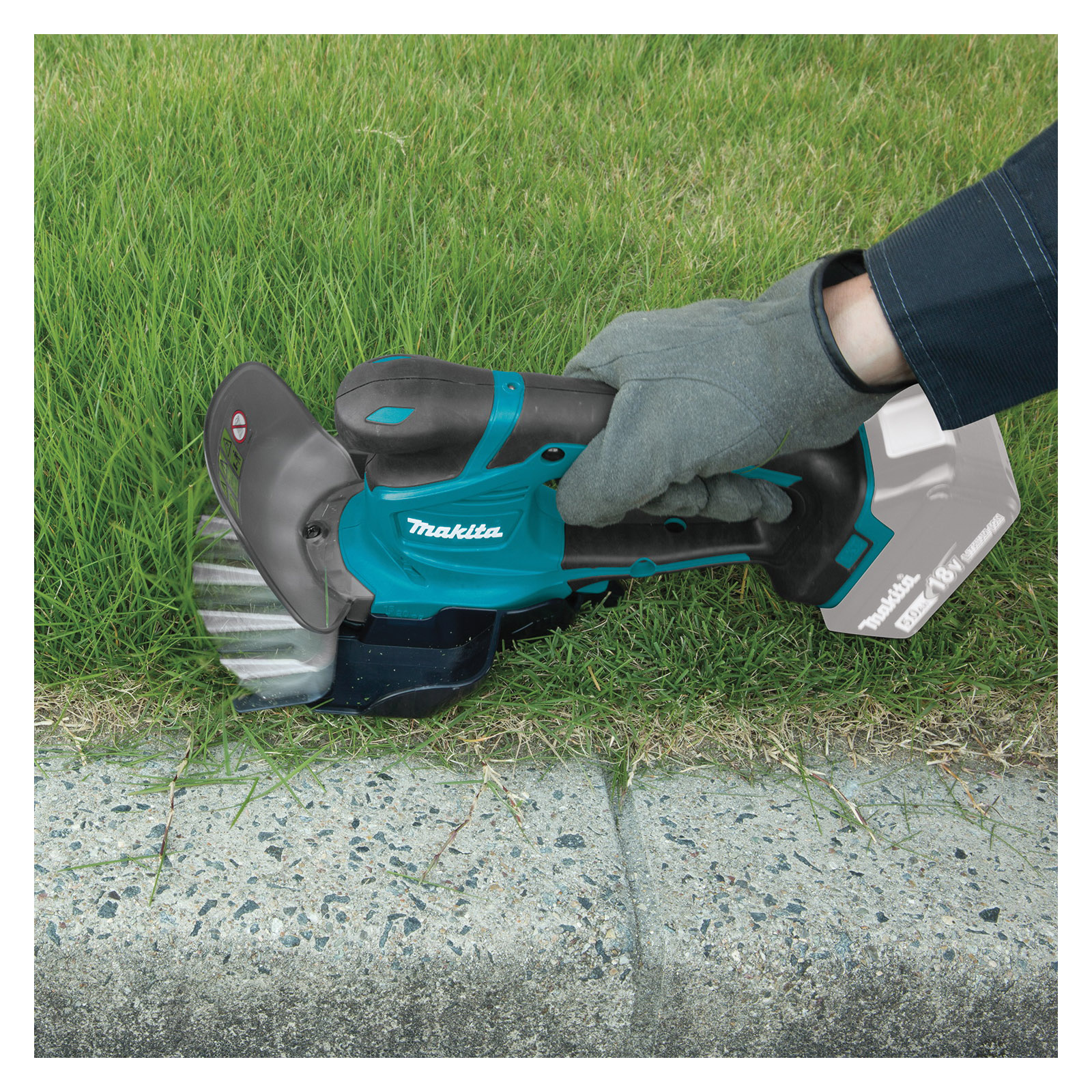 Makita XMU04ZX Cordless Grass Shear, 18 V Battery, Lithium-Ion Battery, 2500 spm Speed, 6-5/16 in W Cutting - 3