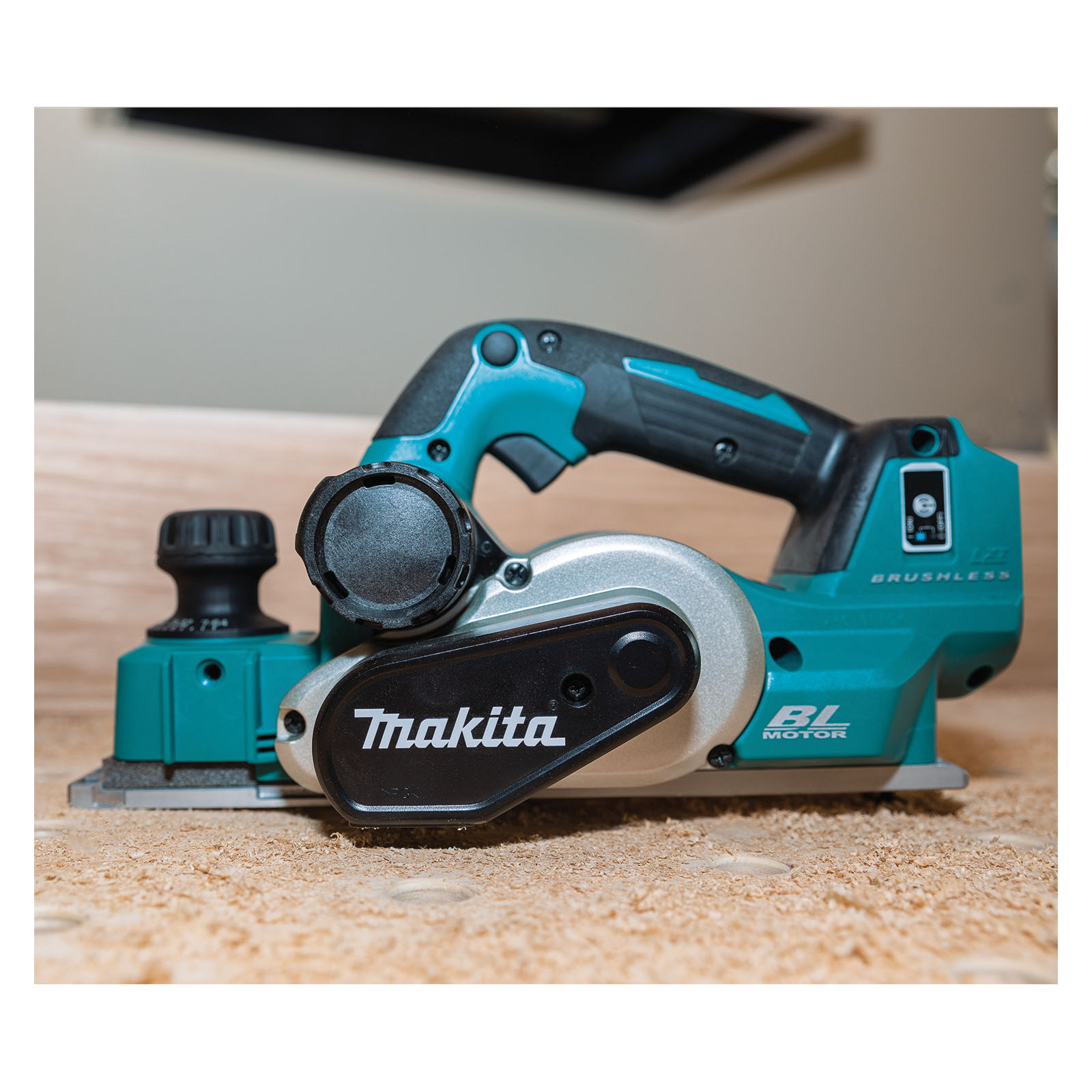Makita XPK02Z Planer, Tool Only, 18 V, 3-1/4 in W Planning, 1/8 in D Planning, 12,000 rpm Speed - 4