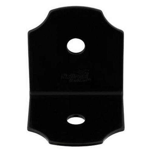 National Hardware Hartley 1218BC Series N800-001 90 deg Heavy Angle, 3 in W, 3-1/4 in D, 3 in H, Steel, Black - 2