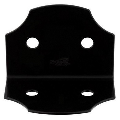 National Hardware Hartley 1218BC Series N800-002 90 deg Heavy Angle, 5 in W, 3-3/4 in D, 3-1/2 in H, Steel, Black - 2