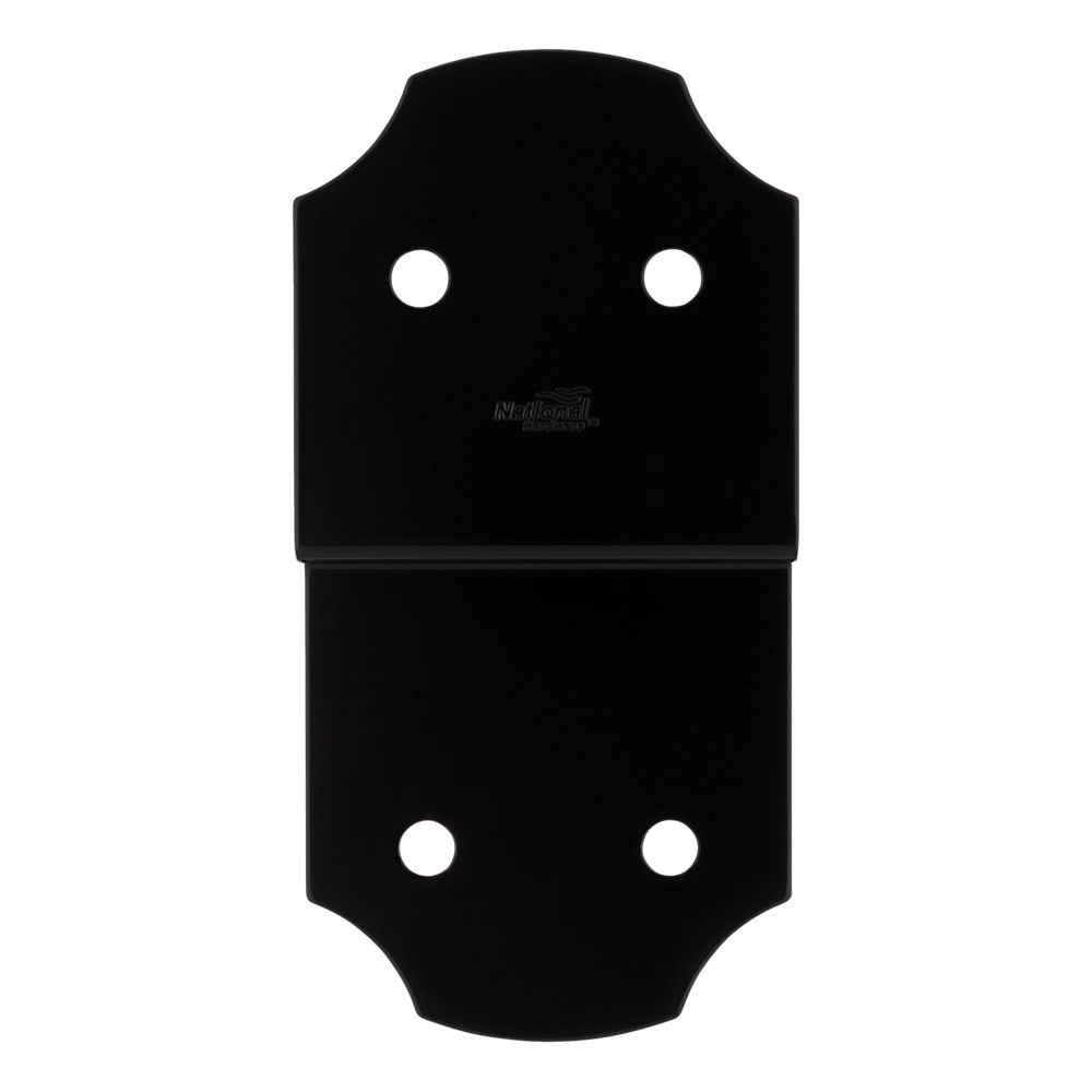 National Hardware Hartley 1219BC Series N800-007 Joist Tie, 10 in L, 5 in W, Steel, Storm Shine/Powder-Coated, Black - 2