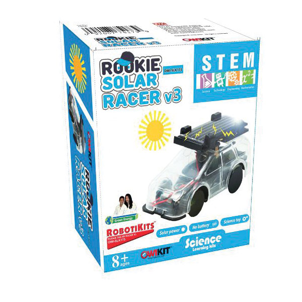 OWI OWI-SLK173 Rookie Solar Racer, 8 years and Up, Plastic - 2