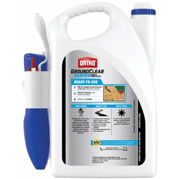 Ortho 4652705 Super Weed and Grass Killer, Liquid, Light Yellow, 1 gal Jug - 2