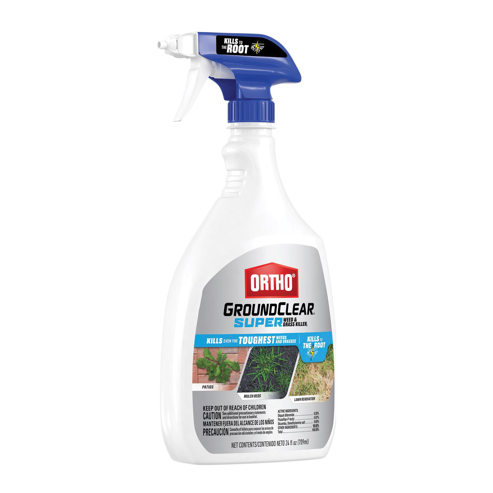 Ortho 4653005 Weed and Grass Killer, Liquid, Light Yellow, 24 oz Bottle - 4