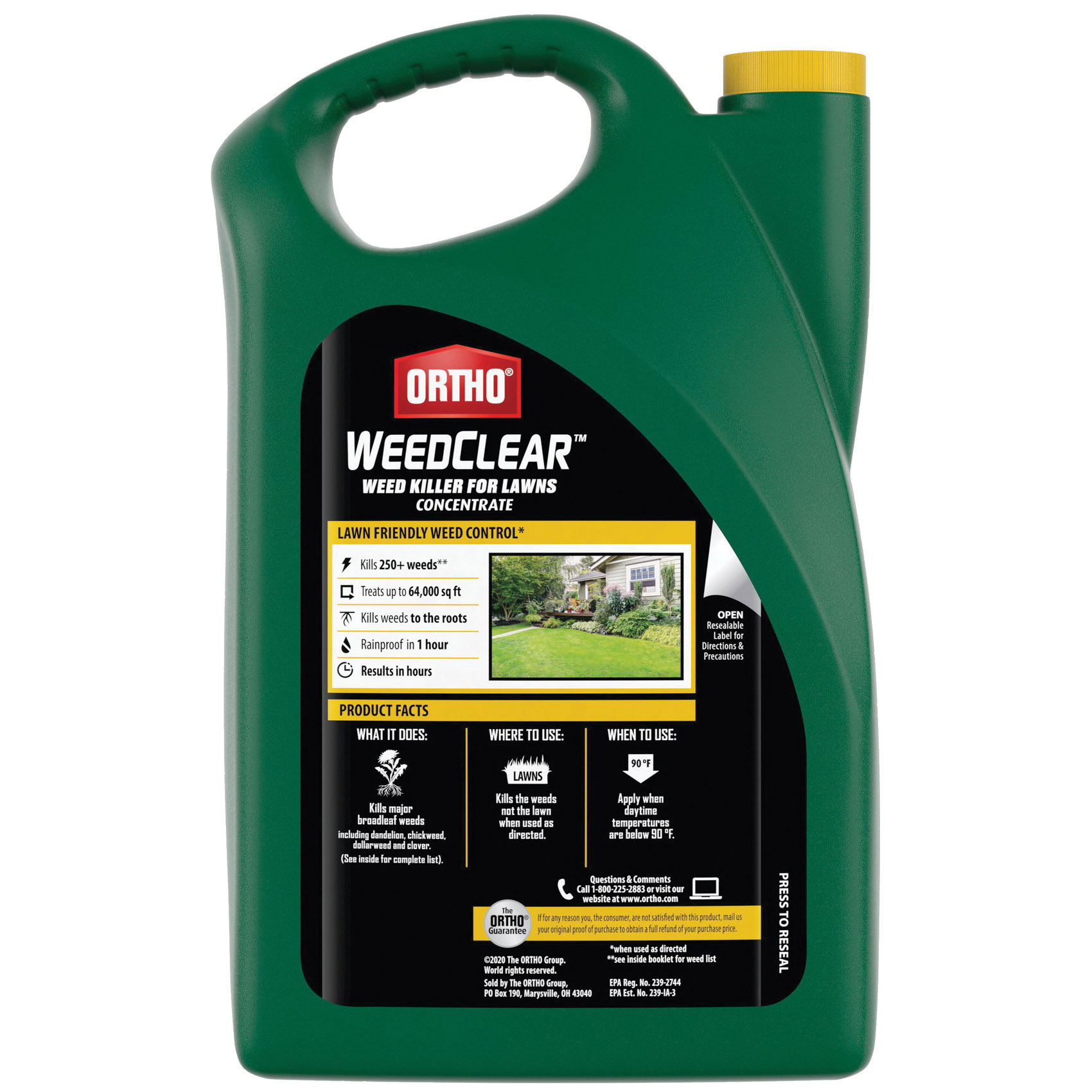 Ortho 0204810 Concentrated Lawn Weed Killer, Liquid, Spray Application, 1 gal Bottle - 2