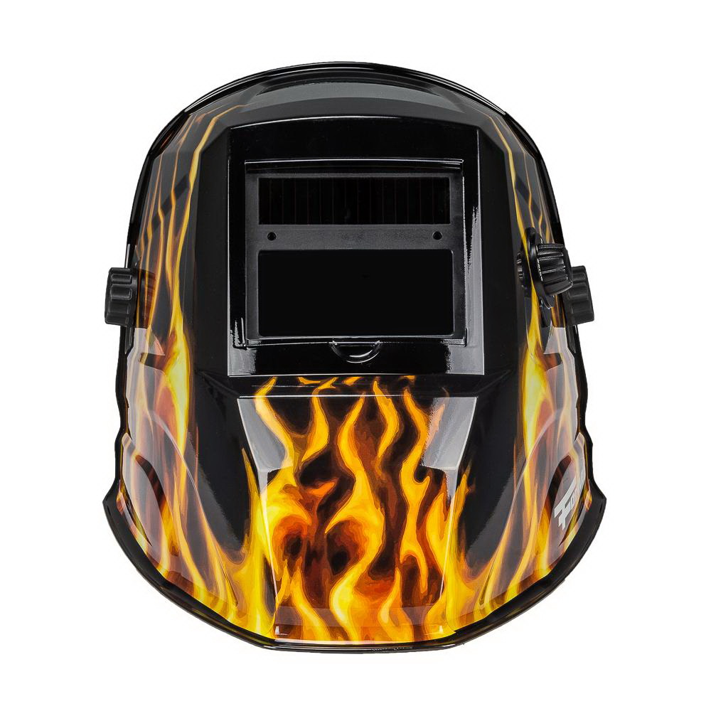 Forney Scorch Series 55859 ADF Welding Helmet, 5-Point Ratchet Harness Headgear, UV/IR Lens, 3.62 x 1.65 in Viewing - 4
