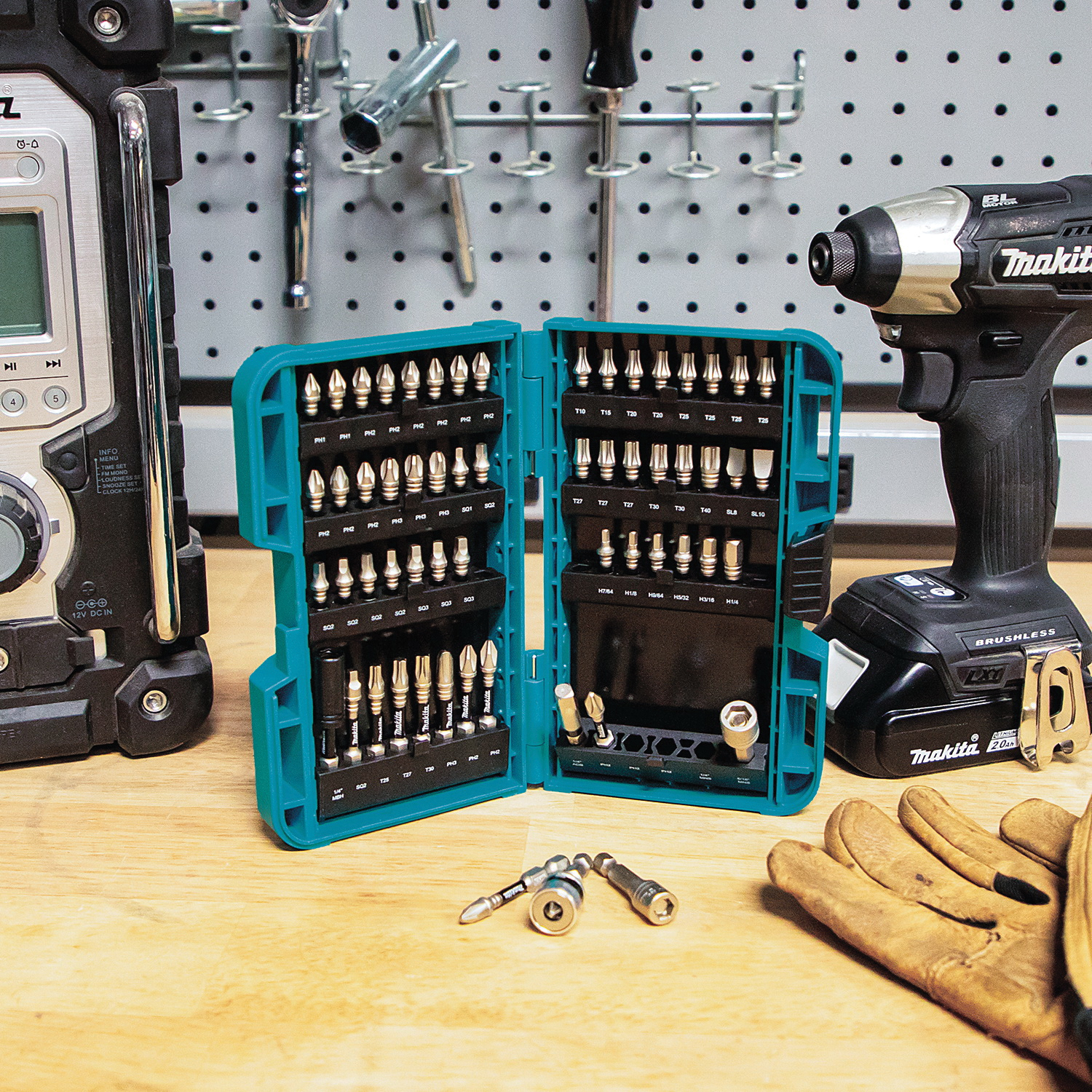 Makita Impact XPS E-01644 Impact Bit Set, 60-Piece, Steel - 4