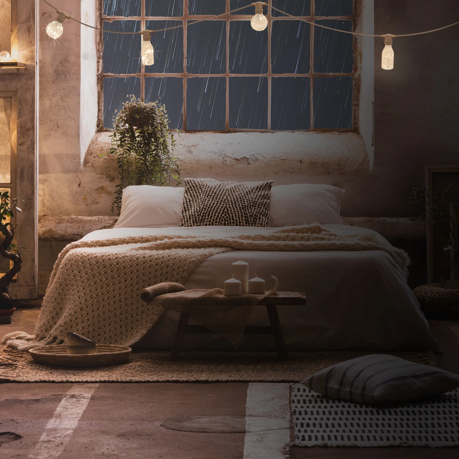 Feit Electric 72102 String Light Strand, 5-Lamp, LED Lamp, Clear Light - 5