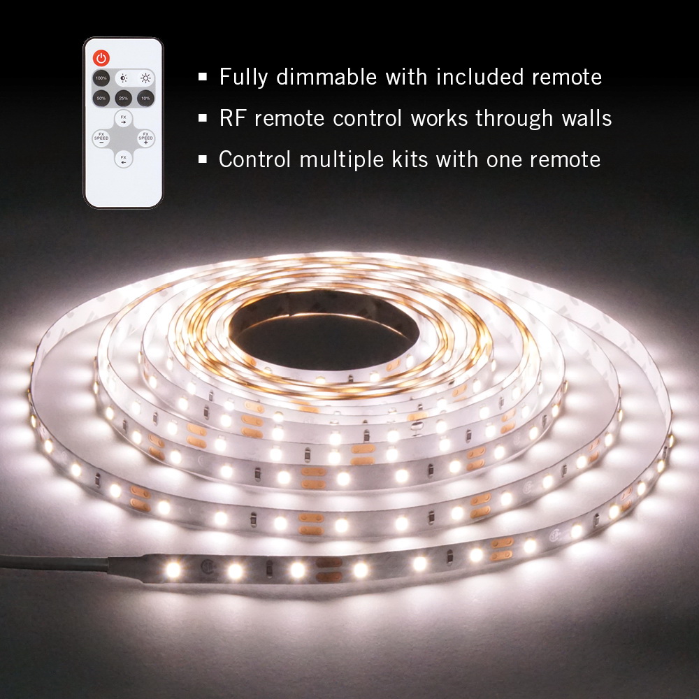 Armacost Lighting RibbonFlex Home Series 421500 Tape Light Kit, 16 ft L Dimensions, 12 V, LED Lamp, Soft White - 2