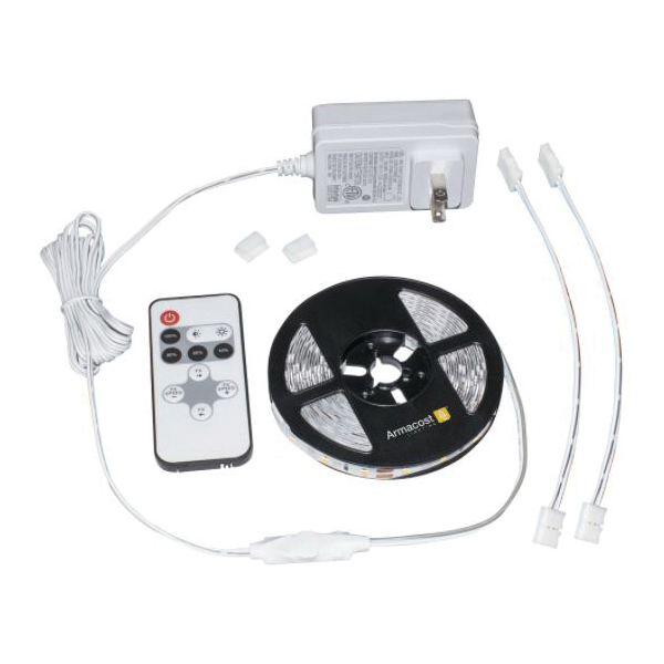 Armacost Lighting RibbonFlex Home Series 421500 Tape Light Kit, 16 ft L Dimensions, 12 V, LED Lamp, Soft White - 4
