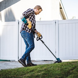 Makita XRU23Z/XRU12Z Brushless Cordless String Trimmer, Tool Only, 18 V, Lithium-Ion, 3 -Speed, Rubberized Handle - 2