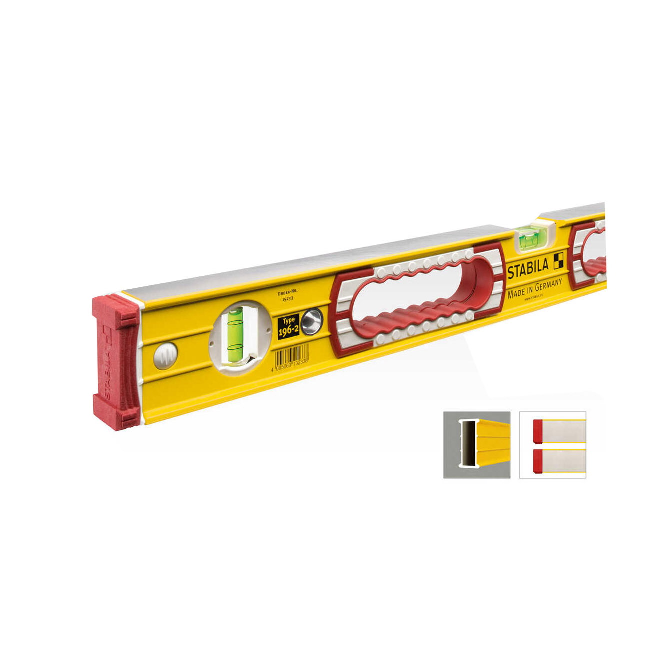 Stabila 37872 Spirit Level Concrete Set, Aluminum - 2