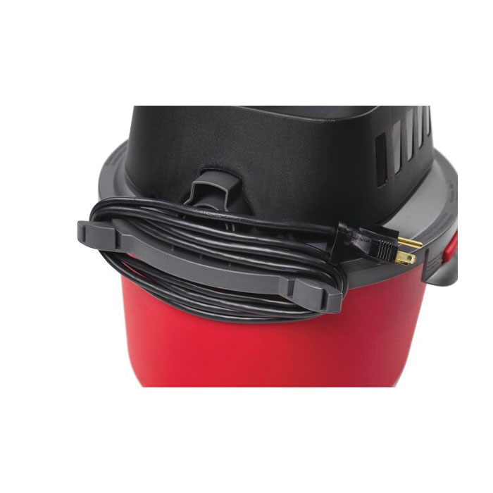 Craftsman CMXEVBE17250 Wet and Dry Vacuum, 2.5 gal, 49 cfm Air, 120 V, Black/Red - 4