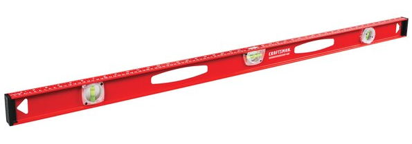 Craftsman CMHT82345 I-Beam Level, 48 in L, 3-Vial, Magnetic, Aluminum, Red - 2