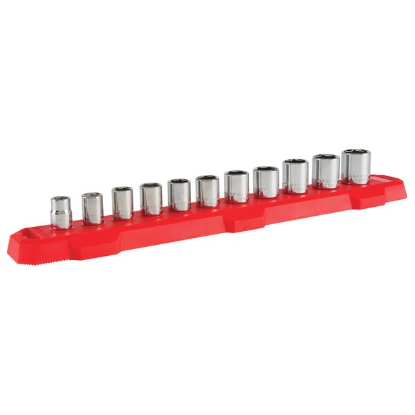 Craftsman CMMT12043 Series Socket Set, Includes: 6 Point Shallow Sockets, Chrome Vanadium Steel, Chrome Polished - 2