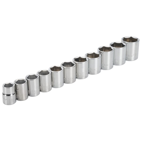 Craftsman CMMT12043 Series Socket Set, Includes: 6 Point Shallow Sockets, Chrome Vanadium Steel, Chrome Polished - 3