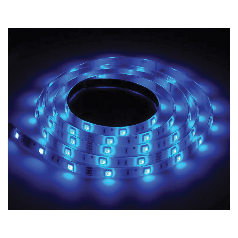 AmerTac LTAPE2MRGB-T Color Changing Tape Light, 120 V, 30 -Lamp, LED Lamp, 270 Lumens, 3000 K Color Temp - 3