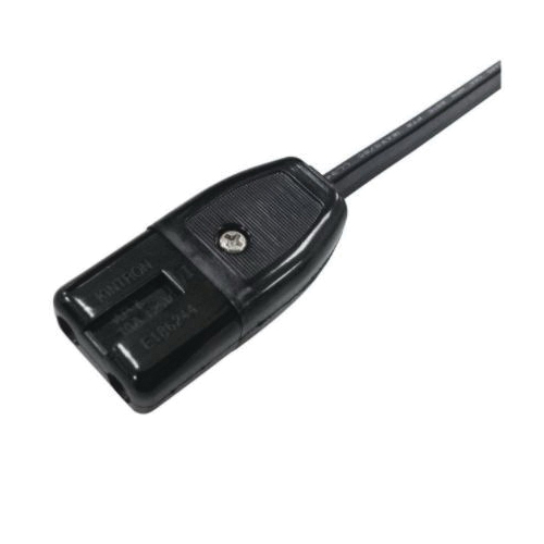 ACE AP-HPN182-06X-B Appliance Cord, 18 AWG Cable, 6 ft L, 10 A, 120 V, Black - 4