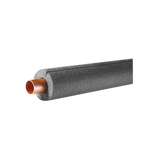 Tundra PR12078UATU0 Semi-Slit Pipe Insulation, 1/2 in Thick, 3 ft L, Polyethylene Foam, Charcoal - 2
