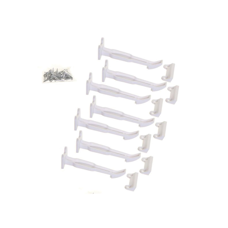 Dreambaby L1412 Secure Catch, 3-1/4 in L, 1-1/16 in W, Plastic - 2