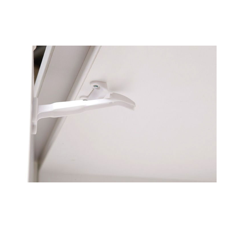 Dreambaby L1412 Secure Catch, 3-1/4 in L, 1-1/16 in W, Plastic - 3