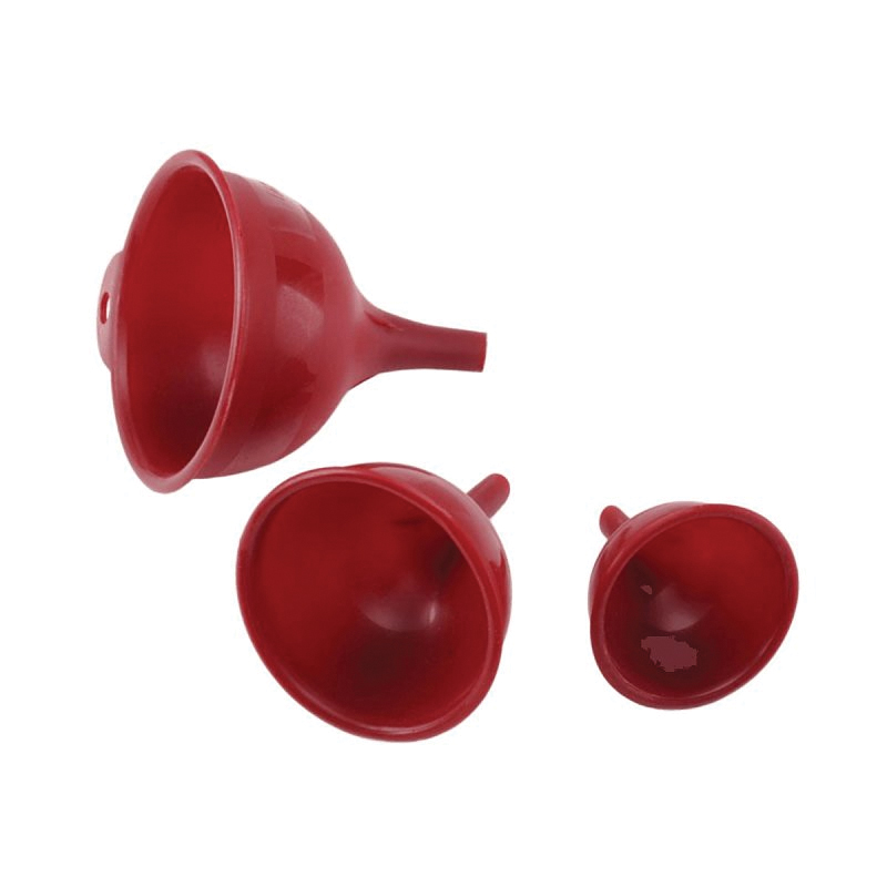 Farberware 5215731 Funnel Set, Plastic, Red - 1