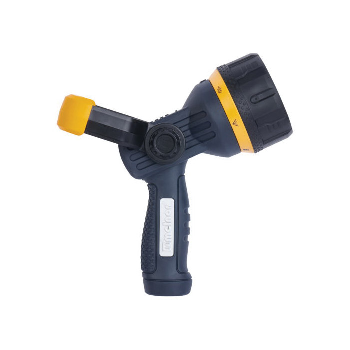 Melnor 90404 7-Pattern Nozzle, 9.5 gpm, Metal/Rubber, Black - 4