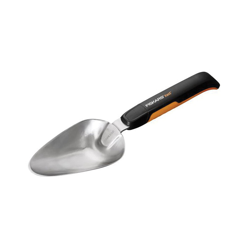 Fiskars 315530-1001 Garden Trowel, Stainless Steel Blade, Rubber Handle, Comfort Grip Handle, 14-1/2 in OAL - 2