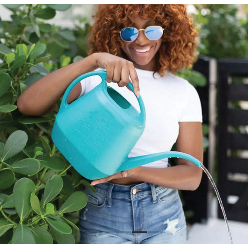 Bloem AW21-23 Watering Can, 56 oz Can, Long Stem Spout, Plastic Resin, Earthly Yellow - 4
