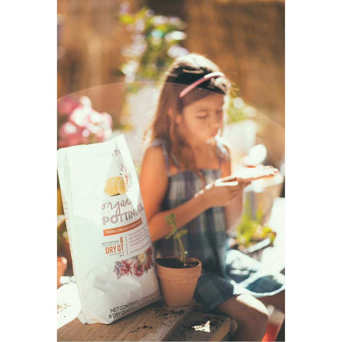 Whitney Farms 10101-71605 Organic Potting Soil, Solid, 16 qt Package, Bag - 2