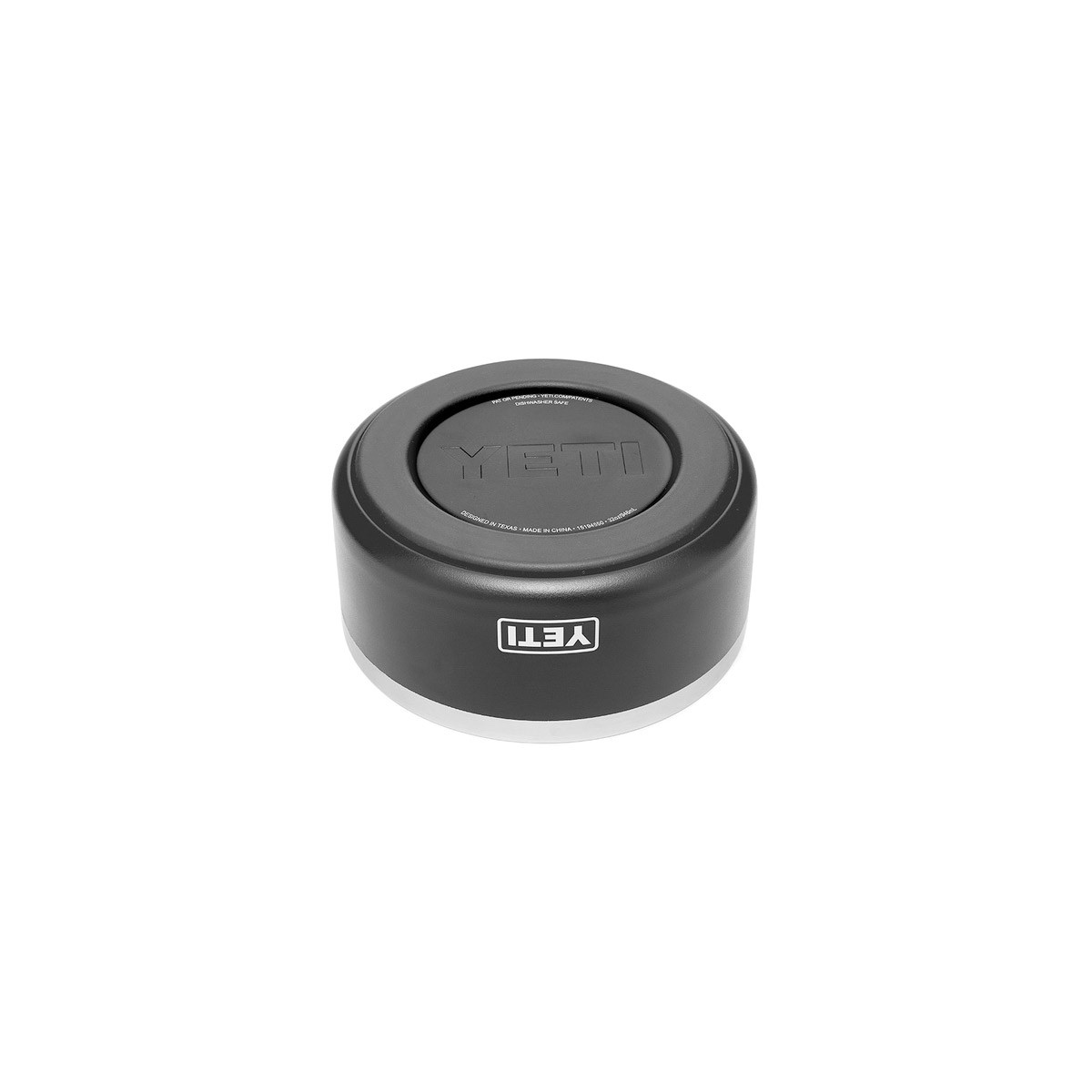 Yeti Boomer Series 21071500013 Dog Bowl, 6-4/5 in Dia, 4 Cups Volume, Stainless Steel, Black - 4