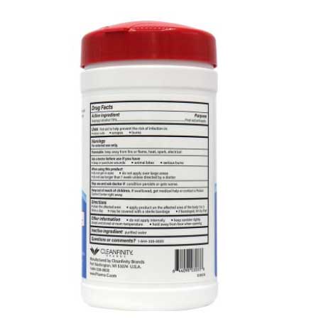 Pharma-C-Wipes 200736 Anti-Septic Skin Wipes, 7 in L, 5.6 in W, Alcohol-Like - 2