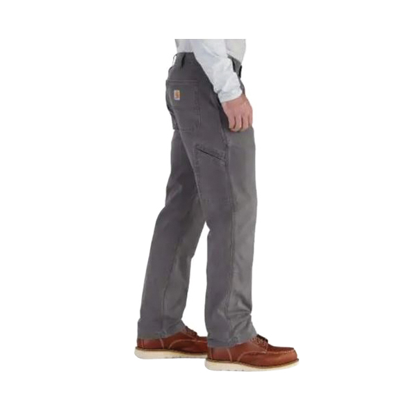 Carhartt 102291-30632 40A Rigby Dungaree Pants, 40 in Waist, 32 in L Inseam, Peat, Relaxed Fit, Stretchable - 3