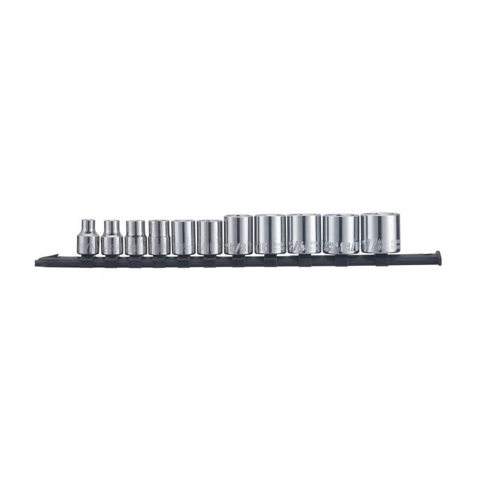 Craftsman CMMT12042 Series Socket Set, Includes: 6 Point Shallow Sockets, Chrome Vanadium Steel, Polished Chrome - 2