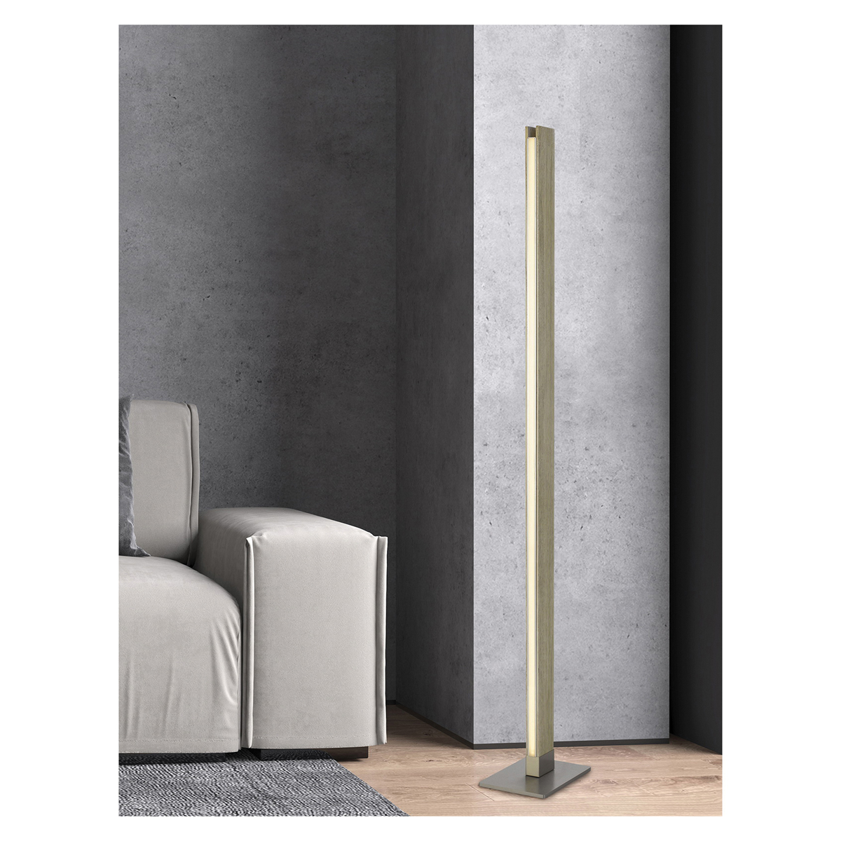 Cal Lighting Colmar Series BO-2965FL Floor Lamp With Dimmer Control, LED Lamp, 2100 Lumens, 3000 K Color Temp - 2