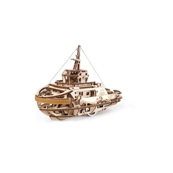 Ugear UTG0057 Tug Boat, 14 years and Up, Wood, 169-Piece - 2