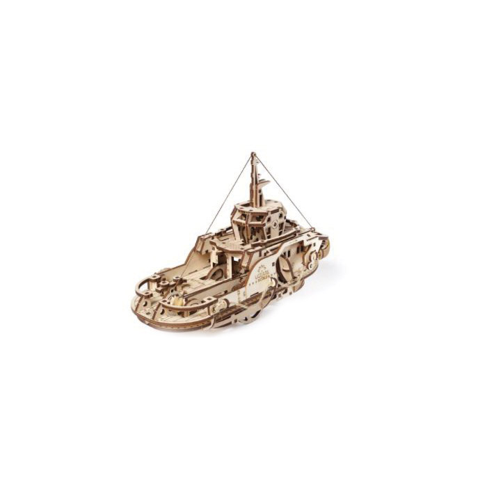 Ugear UTG0057 Tug Boat, 14 years and Up, Wood, 169-Piece - 3