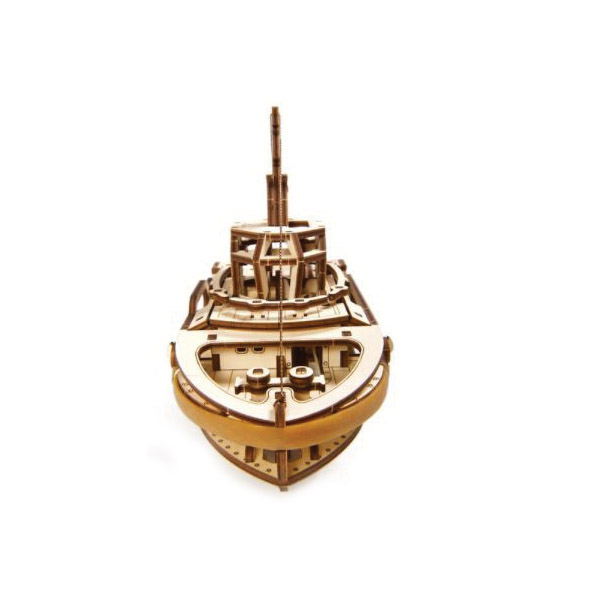 Ugear UTG0057 Tug Boat, 14 years and Up, Wood, 169-Piece - 4