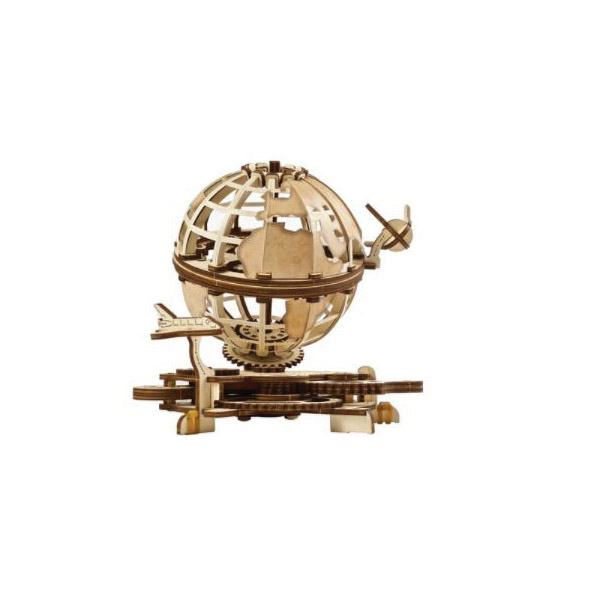 Ugear UTG0068 Globus Puzzle, 14 years and Up, Wood, 184-Piece - 2