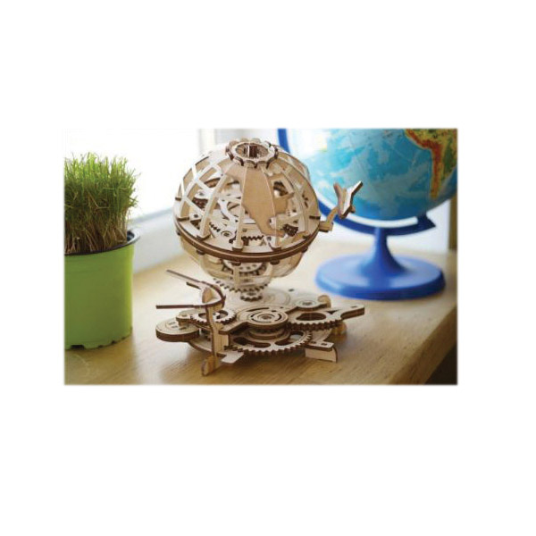 Ugear UTG0068 Globus Puzzle, 14 years and Up, Wood, 184-Piece - 4