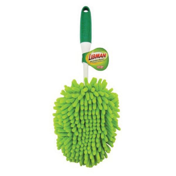 Libman 92 Duster with Pledge, 5 in Head, Microfiber Head, Plastic Handle, Green - 3