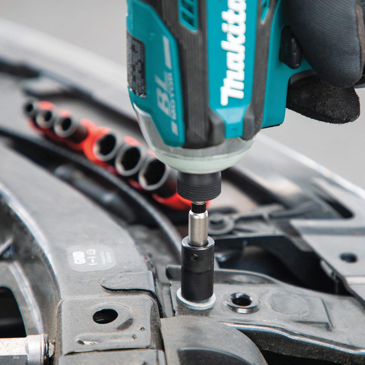 Makita E-01694 Impact XPS Series Impact Socket Set, Alloy Steel, Oxide-Coated, Black, 8/PK - 2