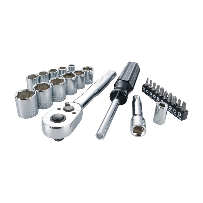 Craftsman CMMT12011 Mechanics Tool Set, Specifications: 6-Point, 24-Piece, Chrome Vanadium Steel - 3