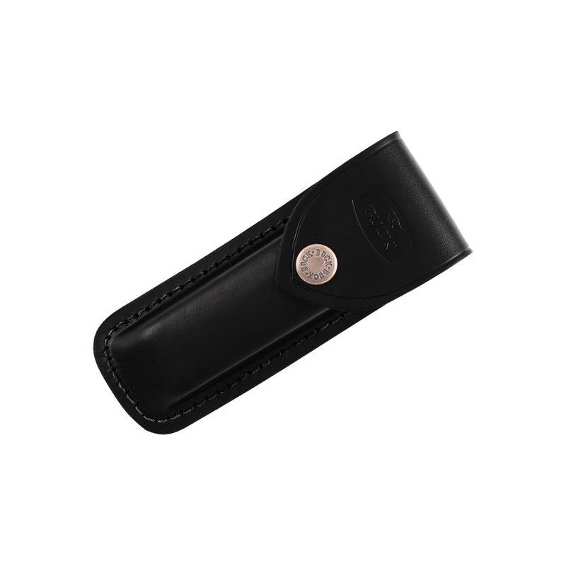 Buck 0110BRS Folding Hunter Knife, 3-3/4 in L Blade, Stainless Steel Blade, Wood Handle - 5