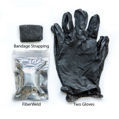 J-B Weld 38236 Fiberglass Repair Cast, 36 in L, 2 in W, Black - 3
