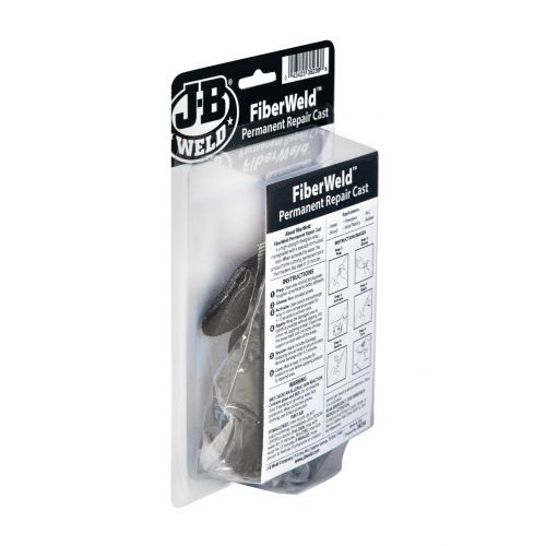 J-B Weld 38236 Fiberglass Repair Cast, 36 in L, 2 in W, Black - 5