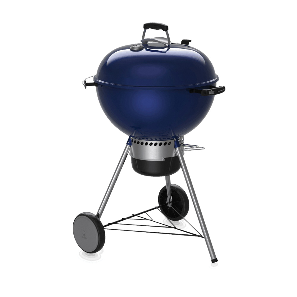 Weber Master-Touch Series 14516001 Charcoal Grill, 1-Grate, 363 sq-in Primary Cooking Surface, Deep Ocean Blue - 3